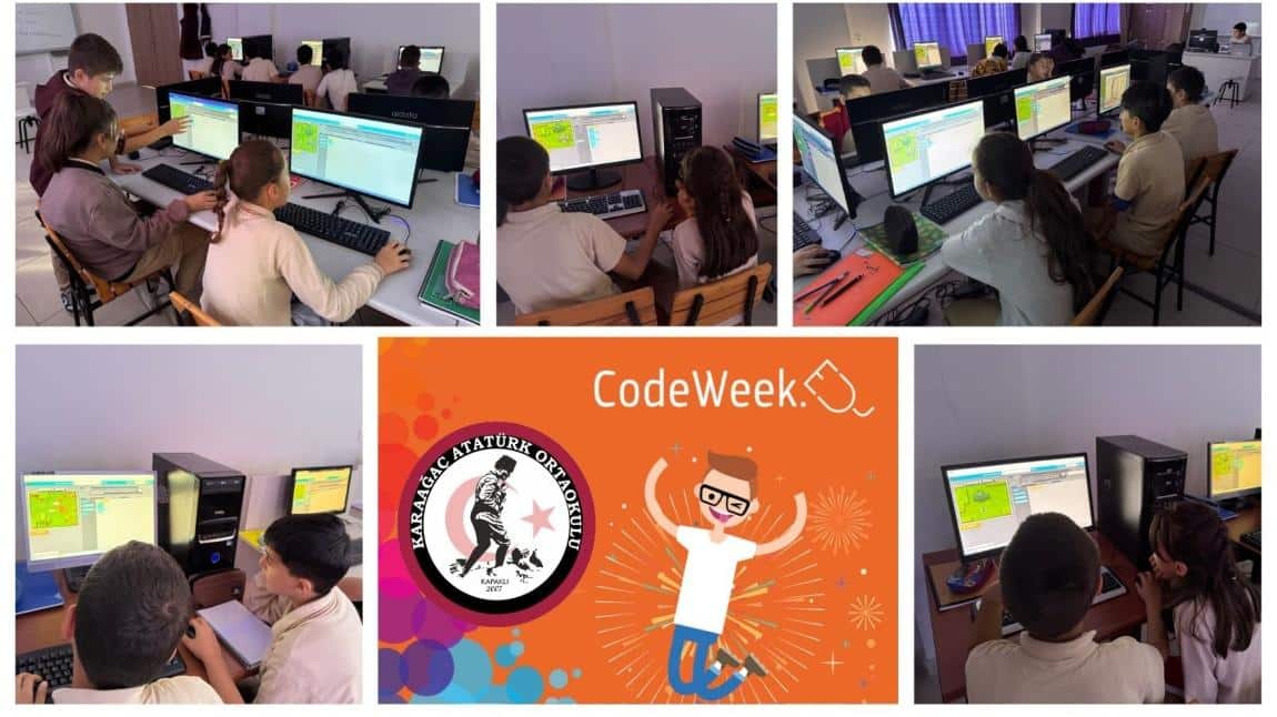 2024 KODLAMA HAFTASI CODEWEEK ETKİNLİKLERİNİ GERÇEKLEŞTİRDİK